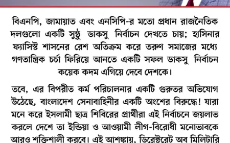 ডাকসুকে কেন্দ্র করে সতর্কবার্তা দিলেন পিনাকী ভট্টাচার্য।