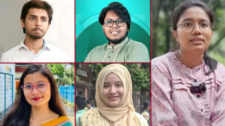 শিবির প্যানেলের বাইরে বিজয়ী ৫ প্রার্থী। যারা স্বতন্ত্র প্যানেল থেকে নির্বাচন অংশগ্রহণ করেছিল।